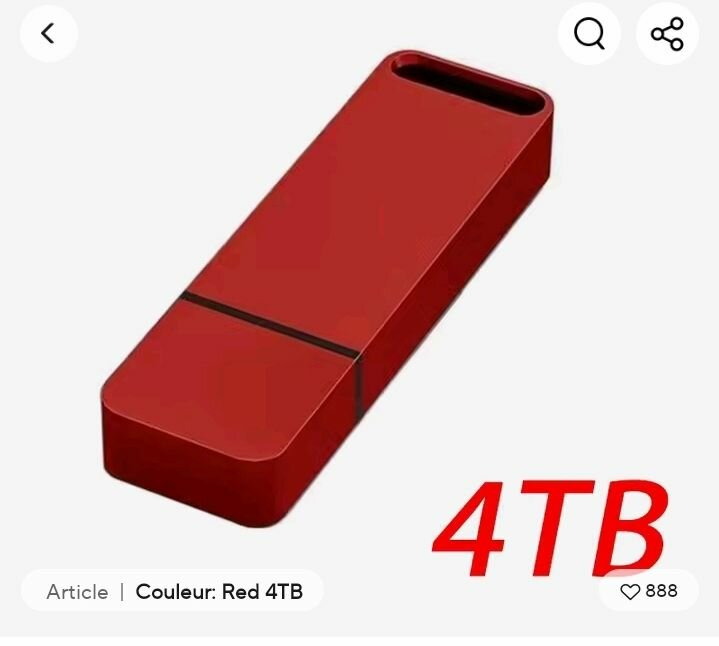 Clé USB 4TB Haute Capacité