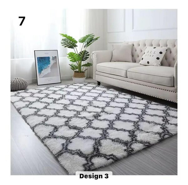 Tapis moderne moelleux