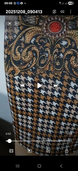 Robe moulante à motif vintage