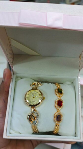 Watch with braclet
