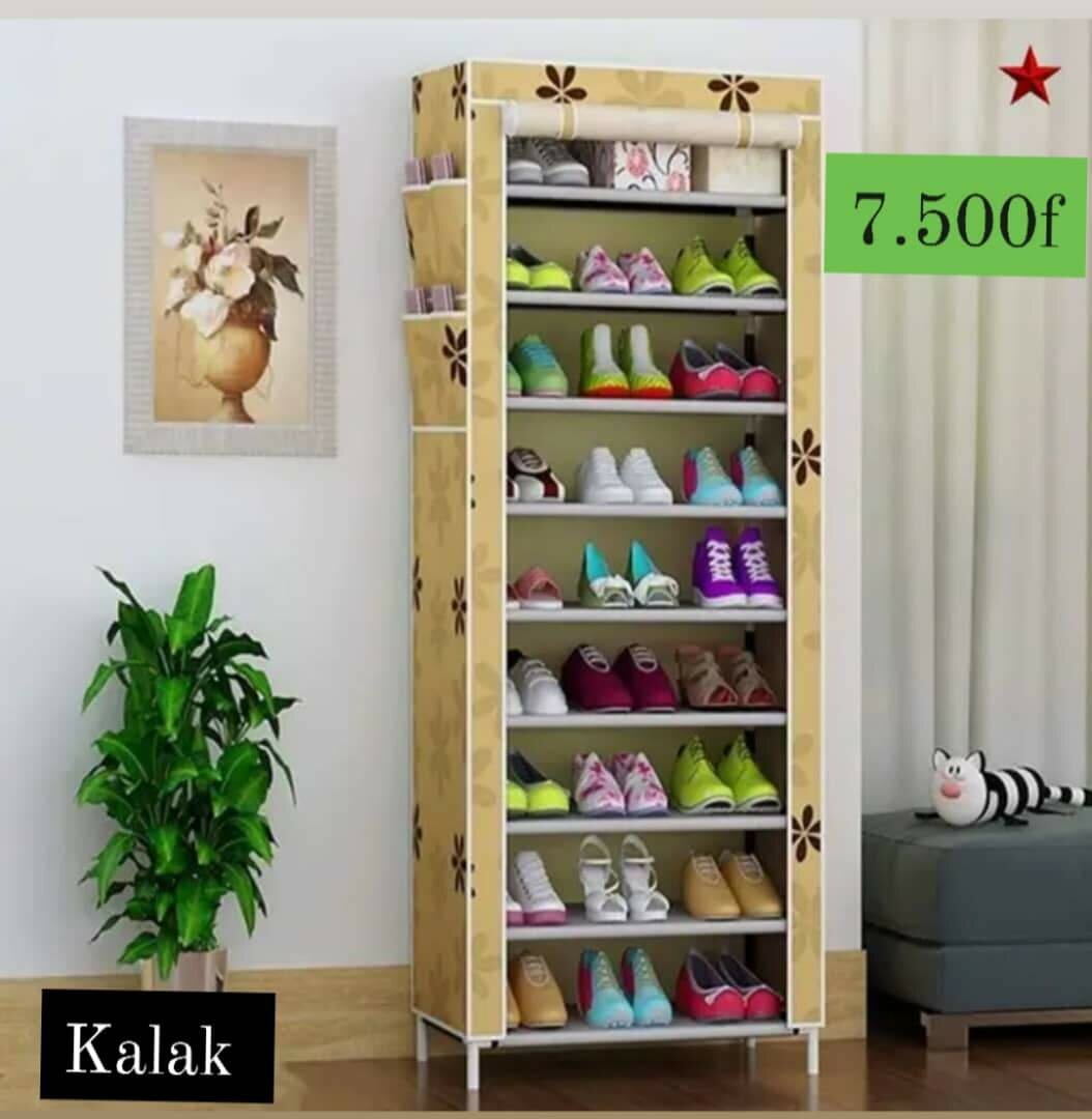 Étagère de chaussures à 9 niveaux