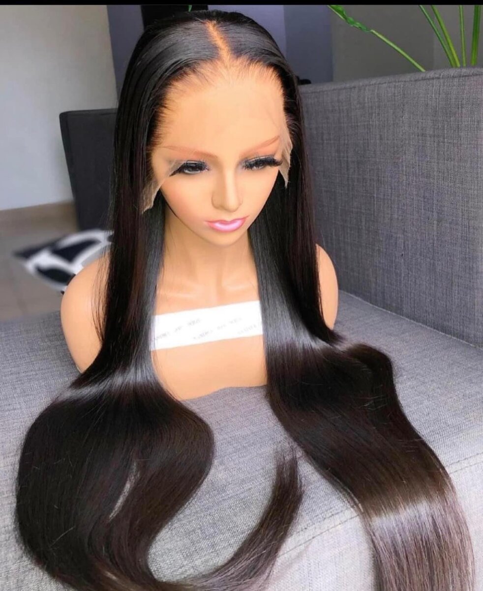 Bone straight human hair