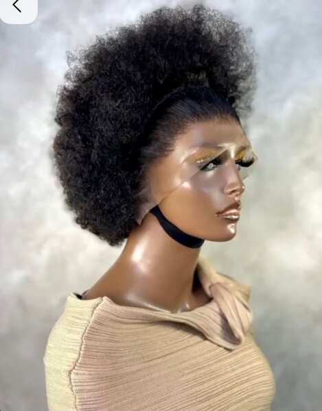 Perruque Afro en frontale T