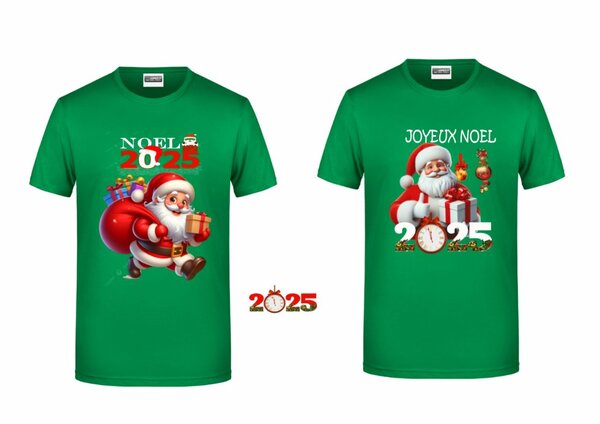 T-shirt Noël 2025 Père Noël