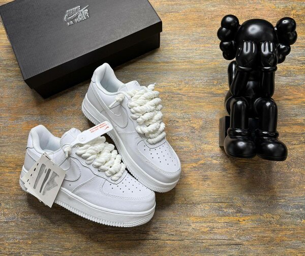 Sneakers Air Force 1 Blanc et Noir