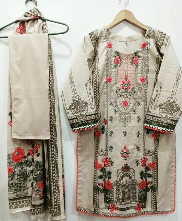 Organza 3 Peace Suit