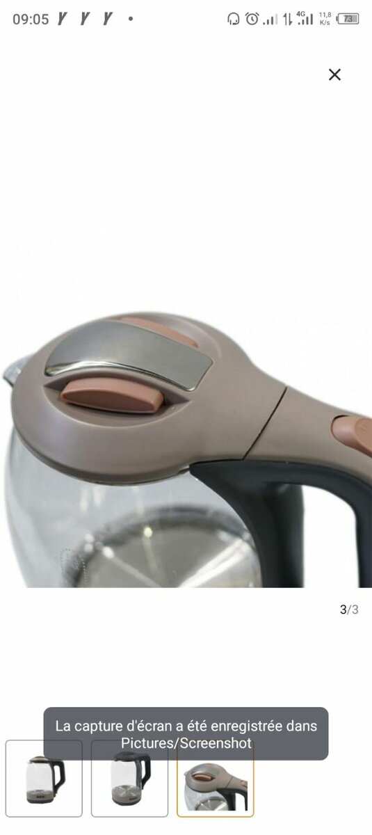 Bouilloire électrique 1.8L Boxiya