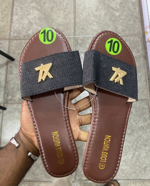 Sandales en denim confort