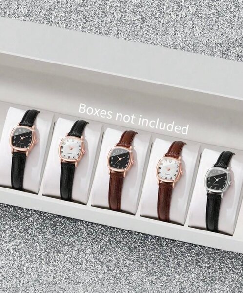 Montres élégantes en cuir