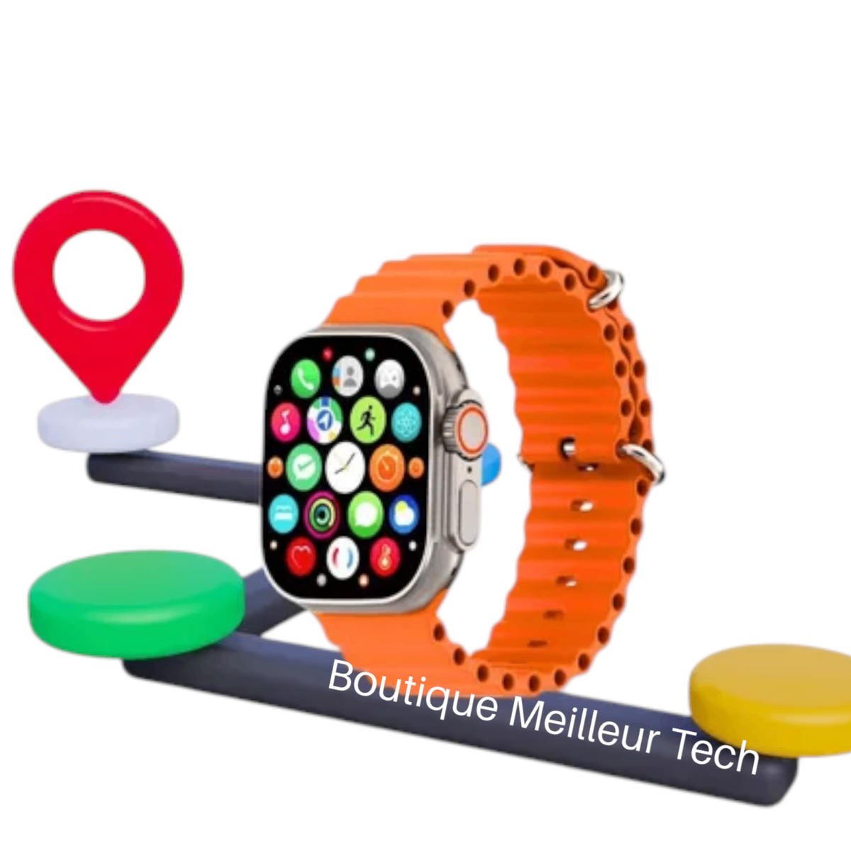 Montre Connectée T-Sup - Écran Bien Défini 2,08 Sport Loisir