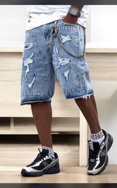 Shorts en denim décontractés