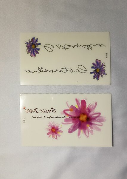 Tatouages Temporaires Fleurs