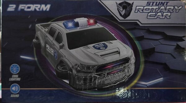 Voiture de police télécommandée Stunt Rotary Car