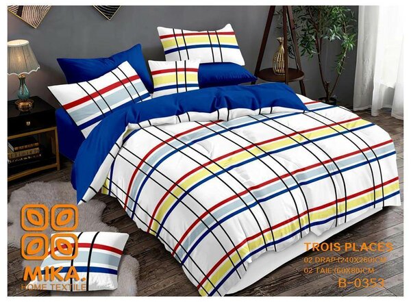 Parure de lit moderne colorée