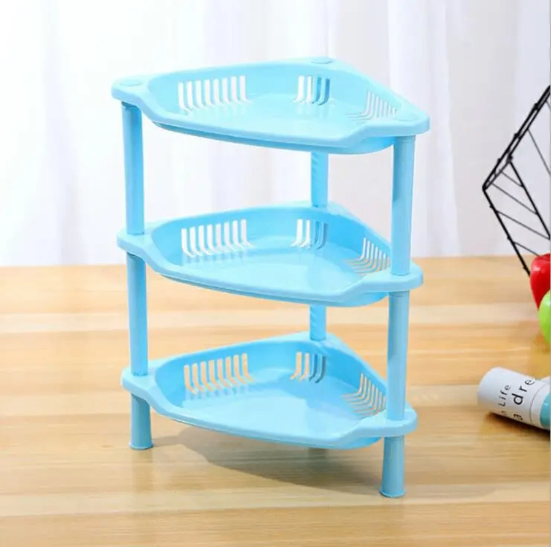 Étagère d'angle en plastique