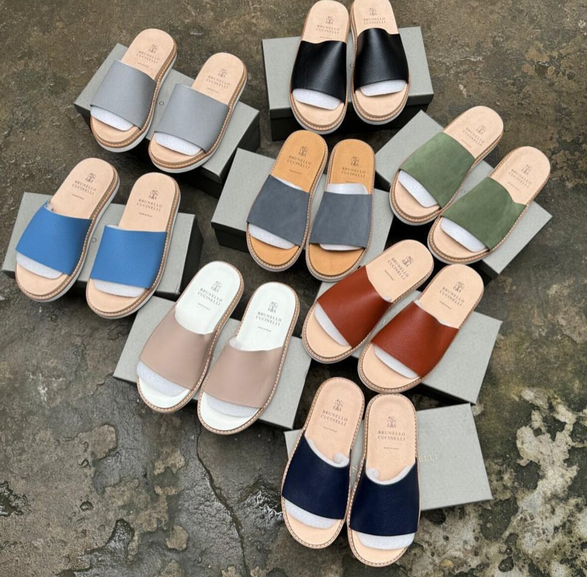 Sandales en cuir élégant