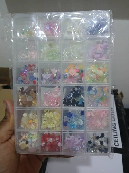 Nails beads and toys