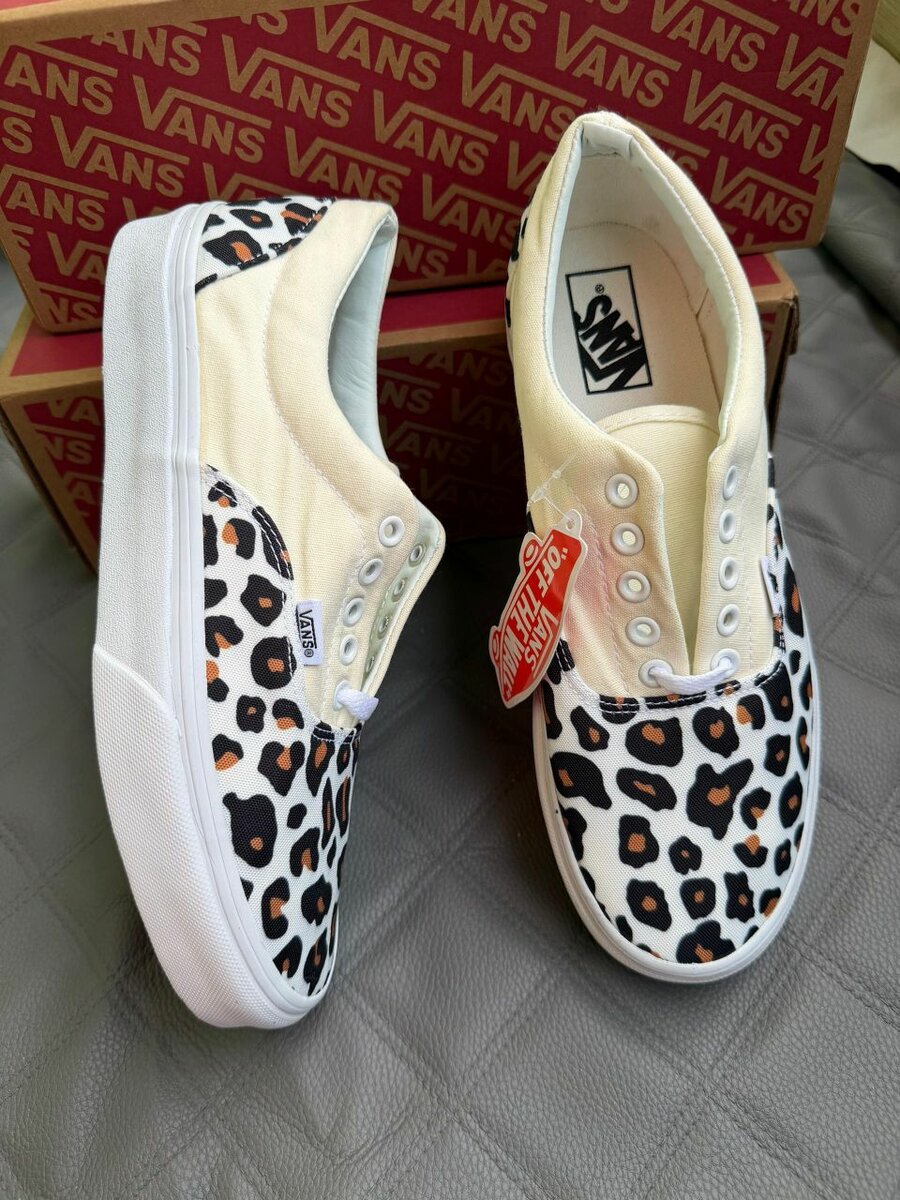 Vans Leopard Print Sneakers