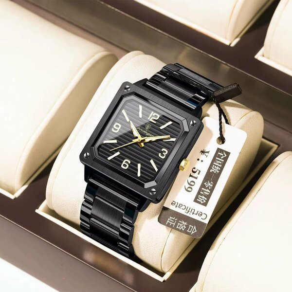 Montre Homme Carrée Élégante