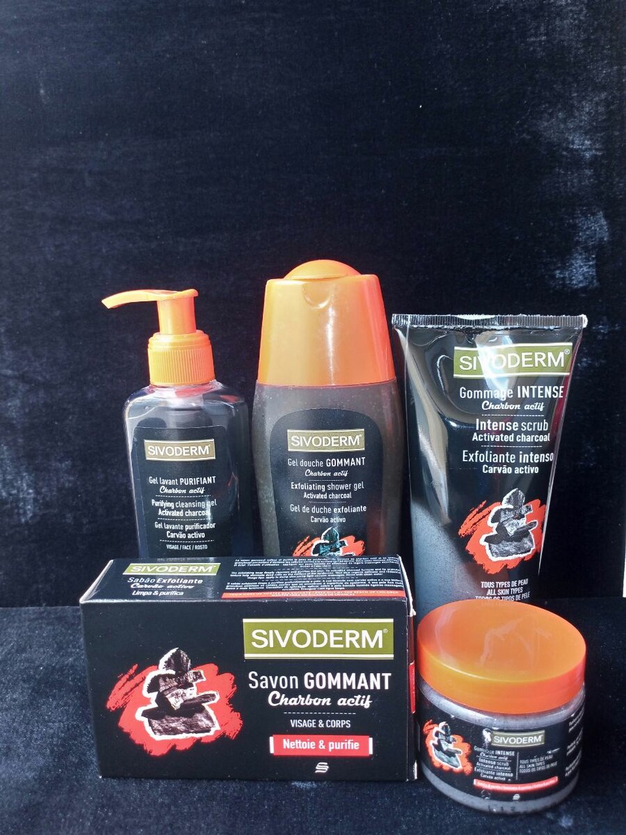 Gamme SIVODERM au charbon