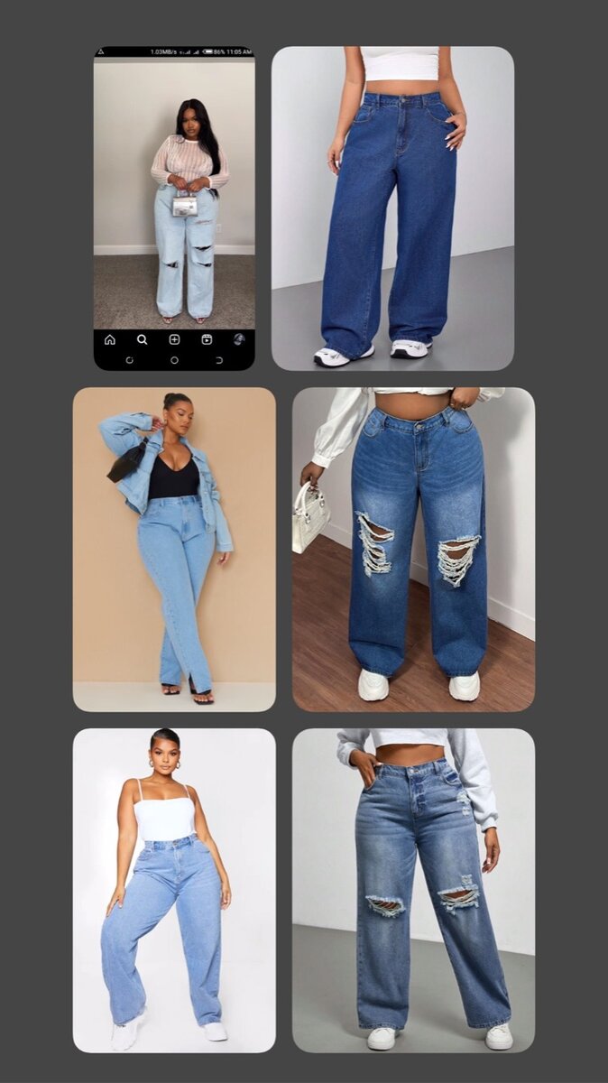 PLUS SIZE BOYFRIENDS JEANS