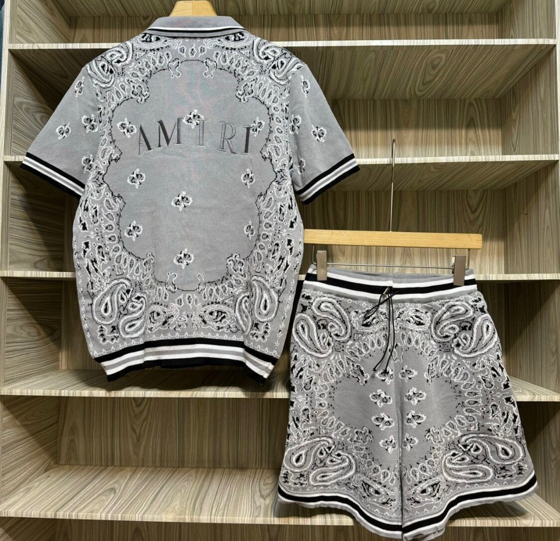 Branded Amiri Top And Down