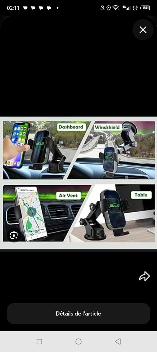 Support Téléphone Universel