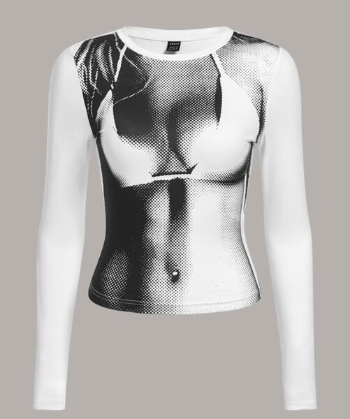 T-shirt femme imprimée graphique