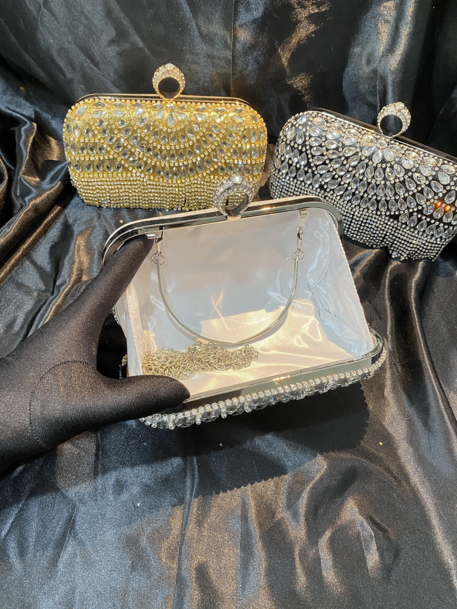 Sac à main soirée strass