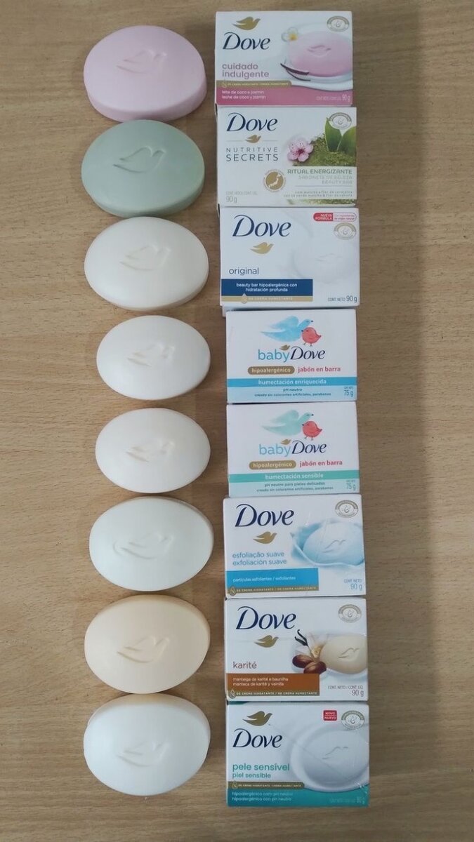 Savon dove (4pcs)