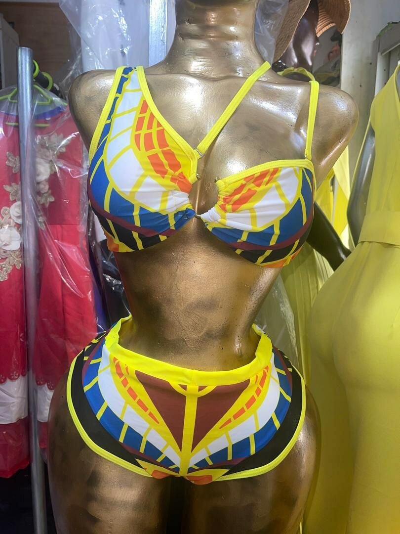 Bikini imprimé coloré