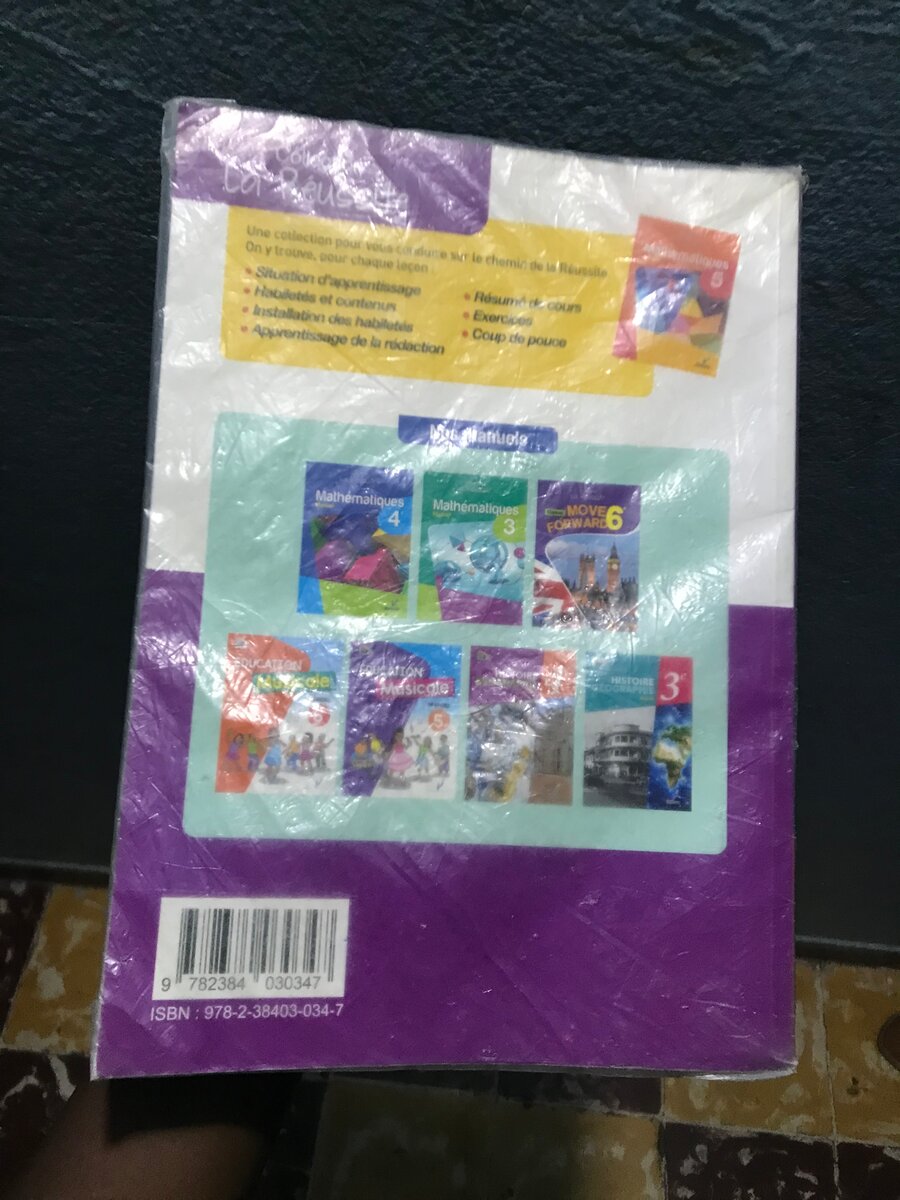 Manuel Mathématiques 6ème