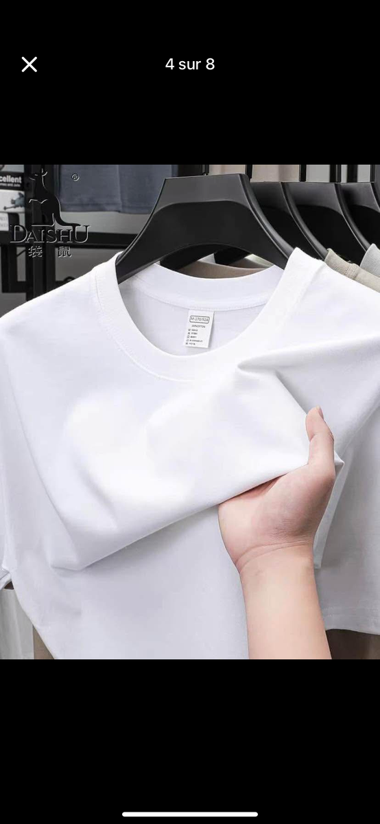 T-shirt en coton unisexe