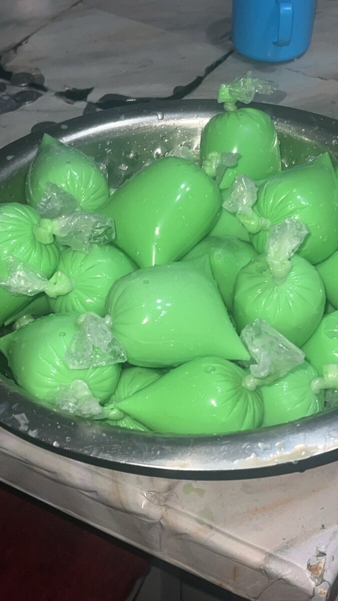 Menthe et fraise au lait