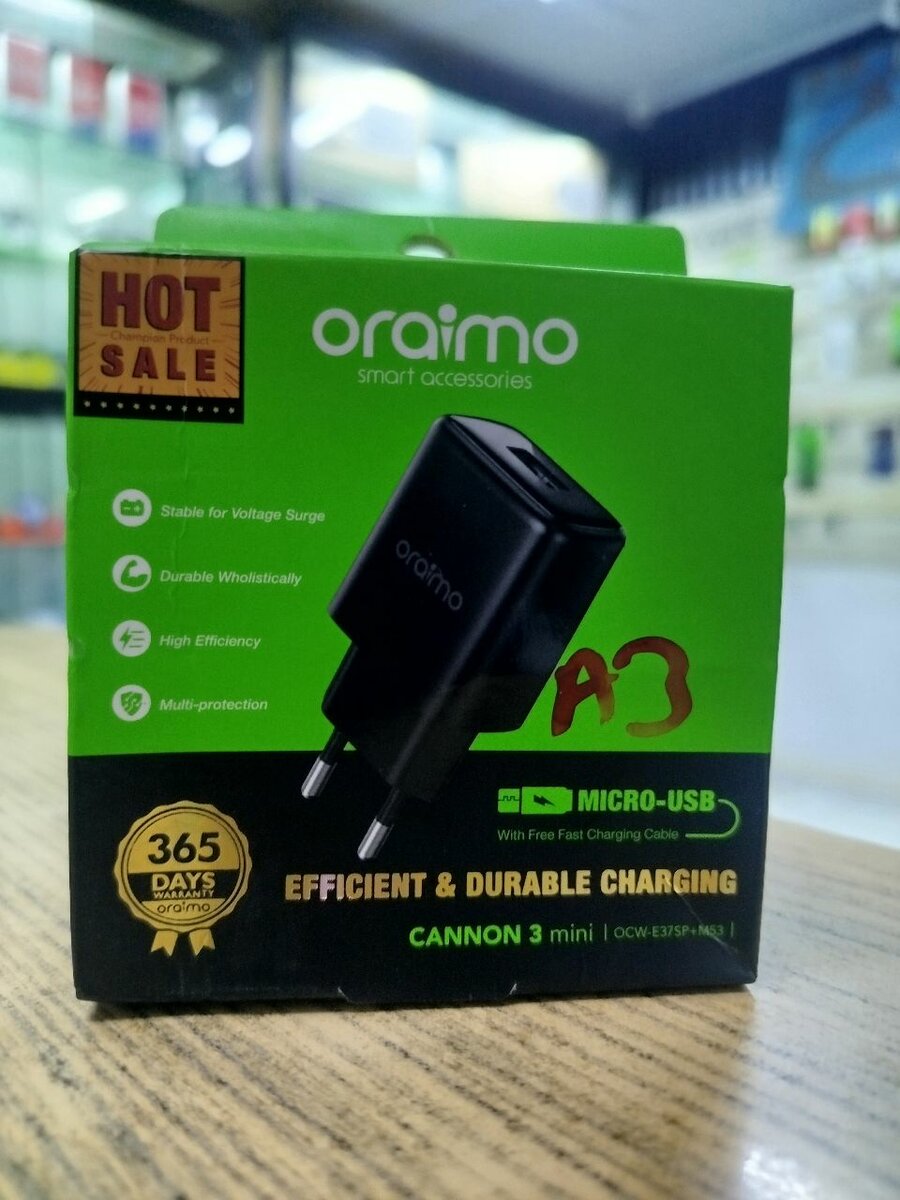 Chargeur Rapide Oraimo Micro-USB