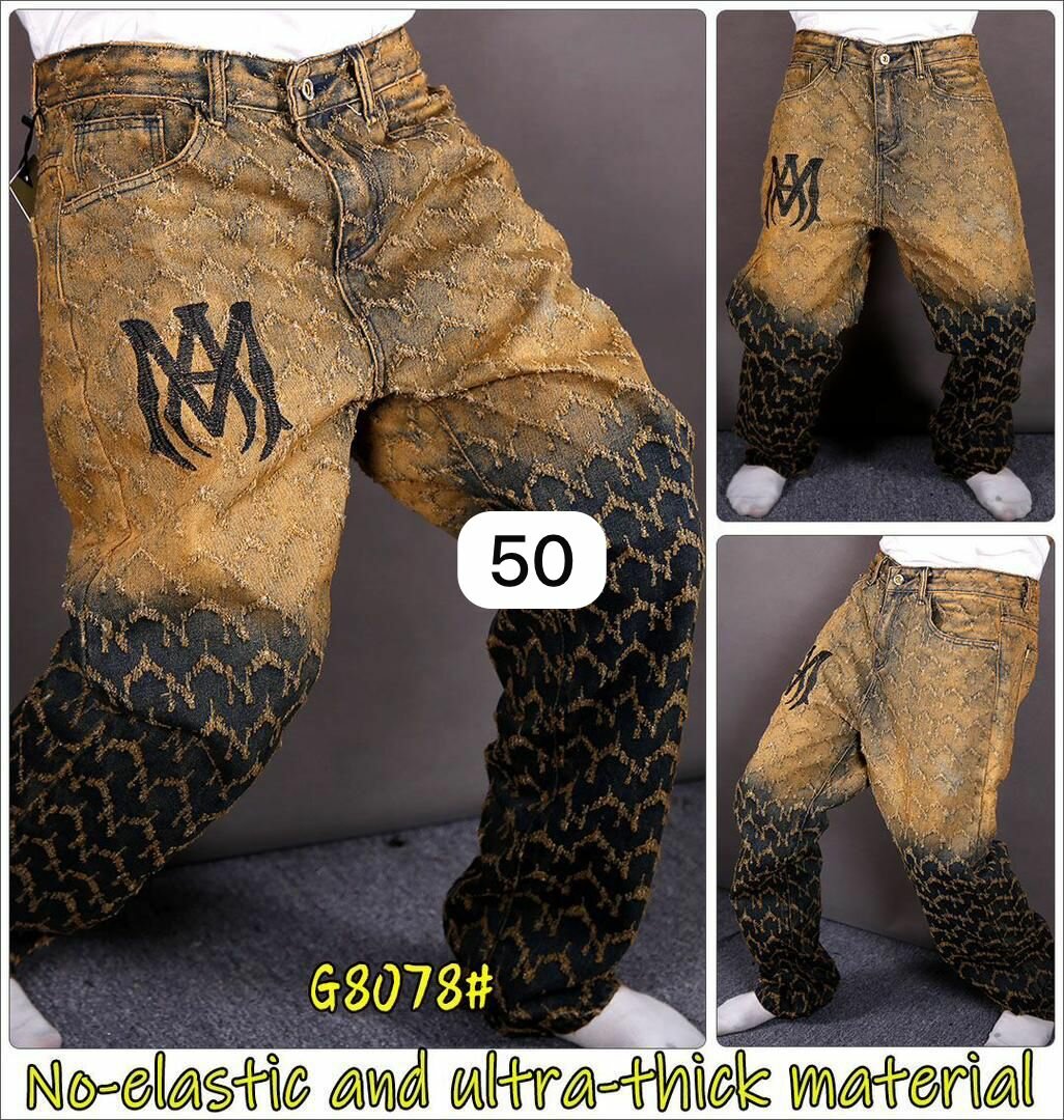 Jean homme style urbain épais