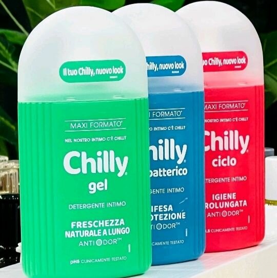 300ml Chilly Fresh Feminine Wash Gel with Mint - Large Size
