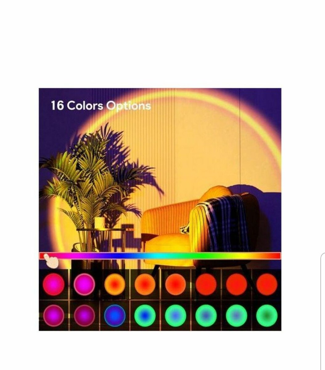 Lampe Sunset LED multicolore