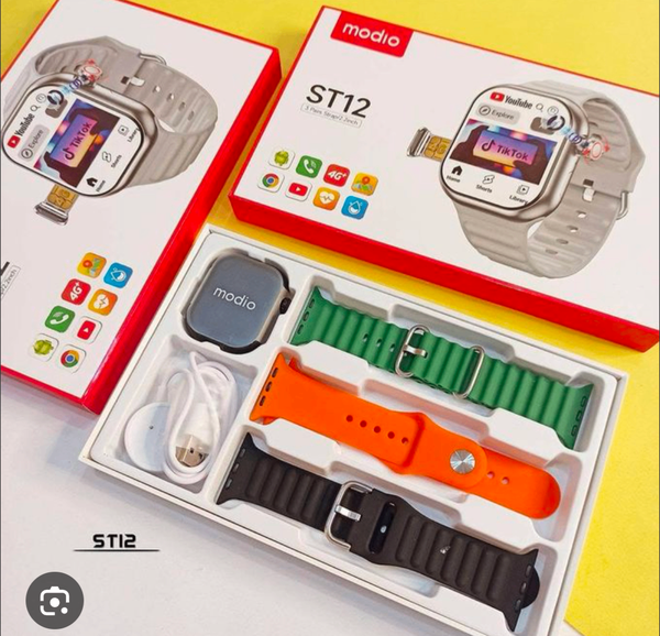 Montre Connectée 4G avec Écrans Interchangeables