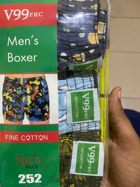 Lot de 3 Boxers Homme Coton