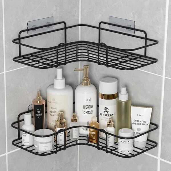 Étagère de douche en coin