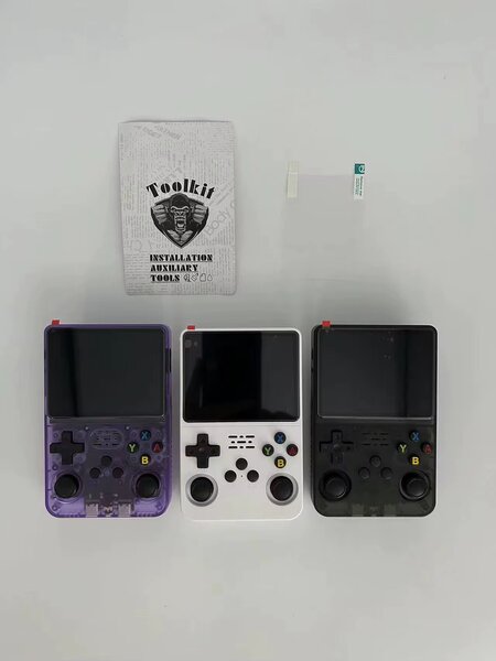 Console portable rétro colorée