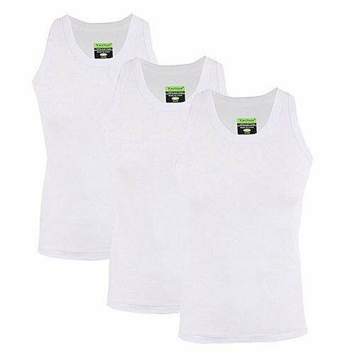 Yarrison 3 Piece Singlet Set - White