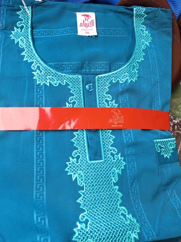 Tunique Homme Brodée Élégante