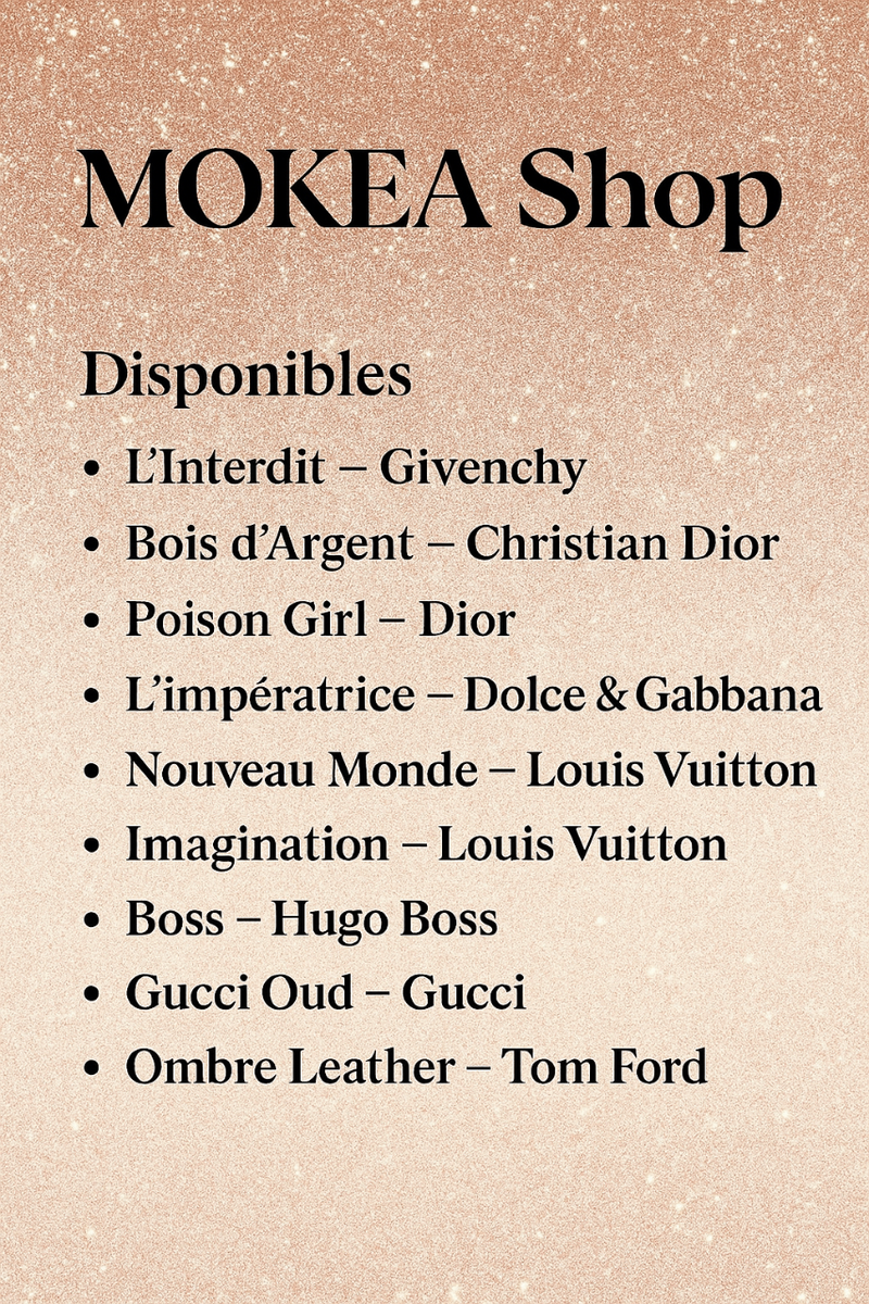 Parfums de qualité 30 ml