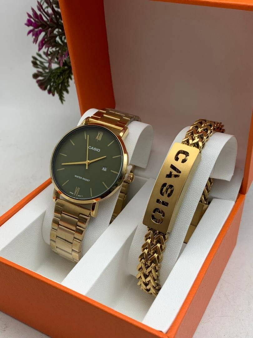 CASIO CHAIN WATCHwith  BRACELE