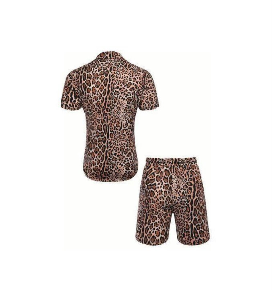 Set imprimé léopard homme