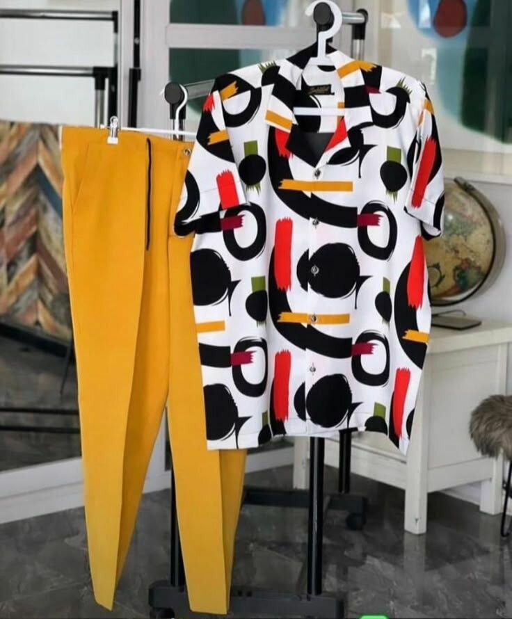 short-sleeved shirt and trouse