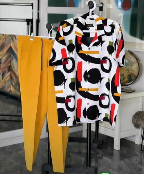 short-sleeved shirt and trouse