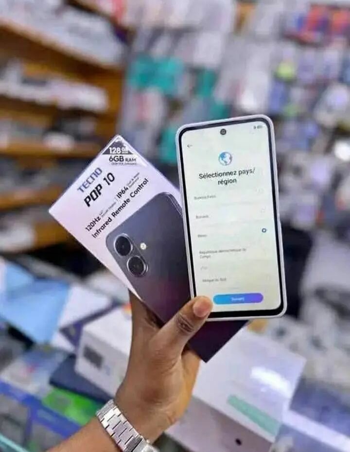 Tecno POP 10 - 128 Go, 6 Go RAM